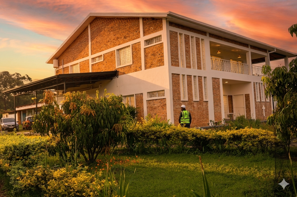 G+2 Residential Apartment - Side View